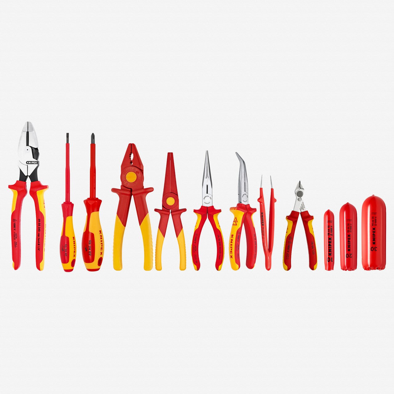 Knipex 12 Piece 1000V Insulated VDE Electrical Vehicle (EV) Set - 9K0080168US - KC Tool