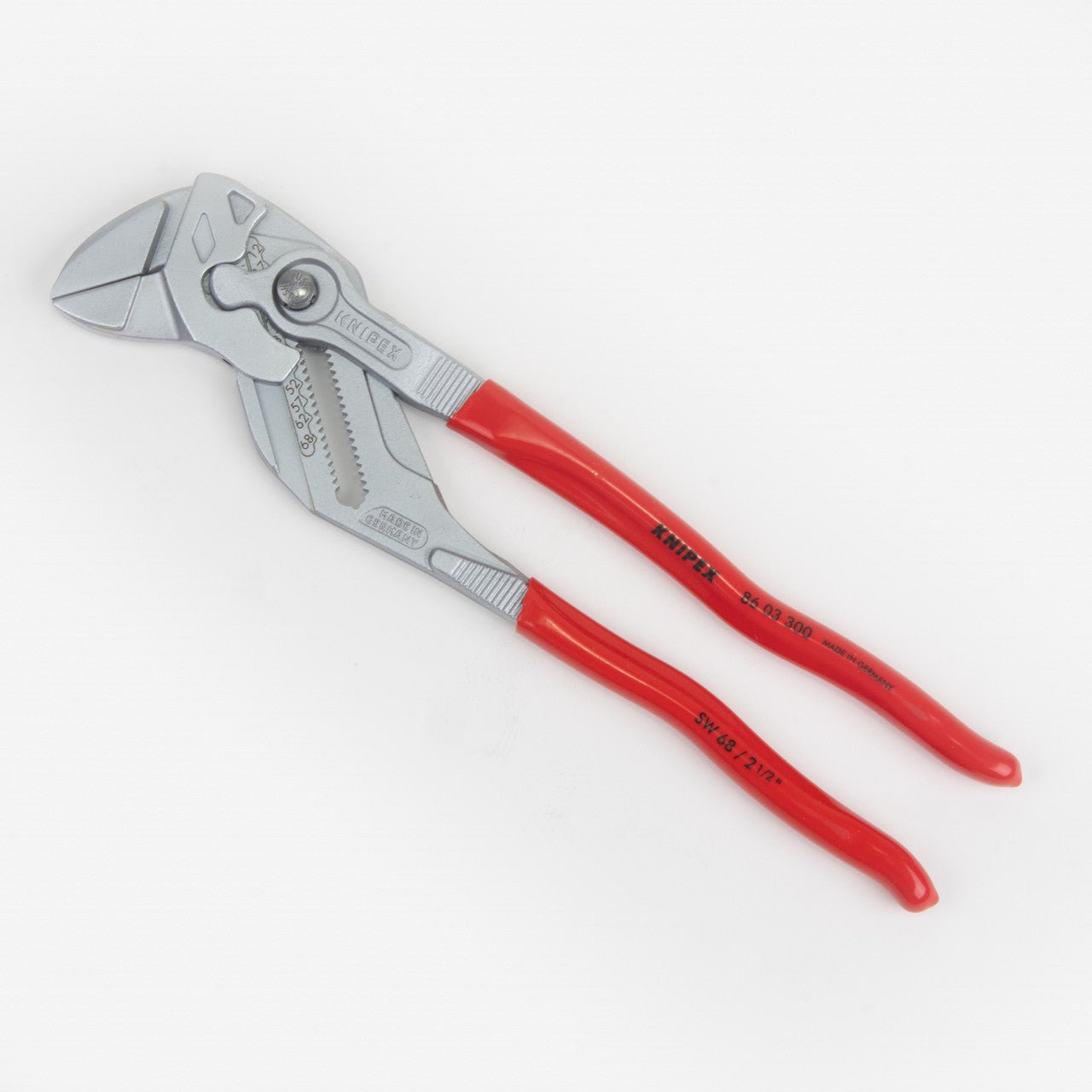 Knipex 12" Pliers Wrench - Chrome Plastic Grip - 8603300 - KC Tool