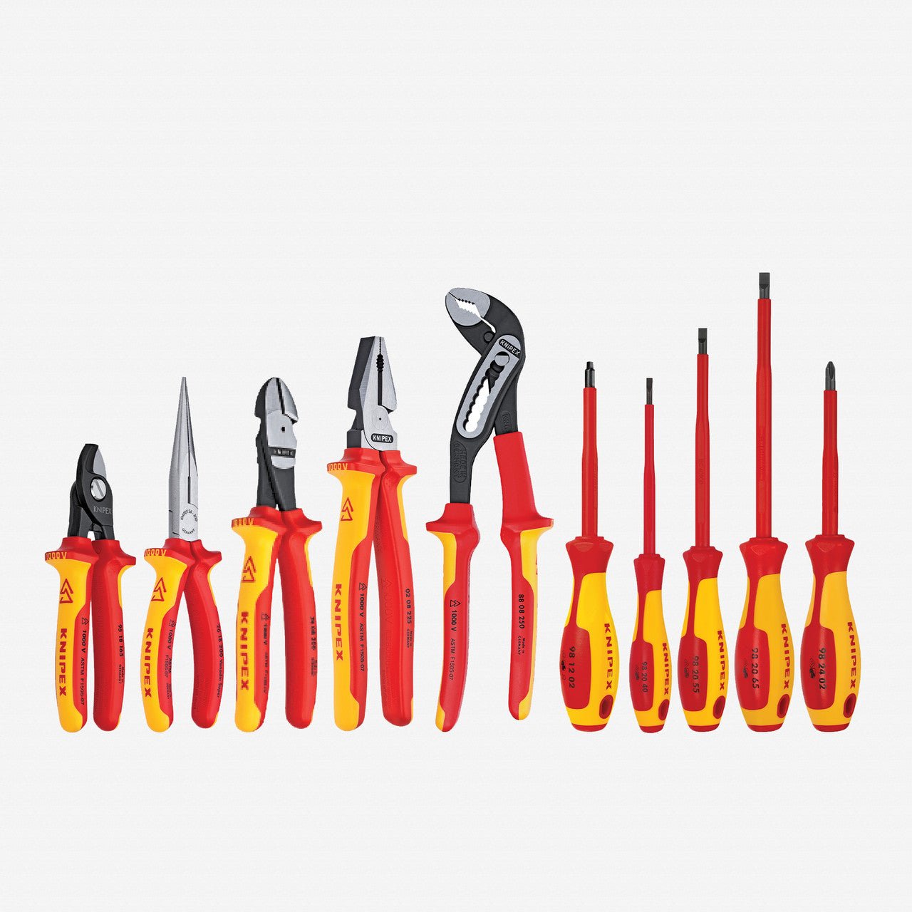 Knipex 13 Piece Electricians Set in Tool Roll - Insulated - 9K008003US - KC Tool