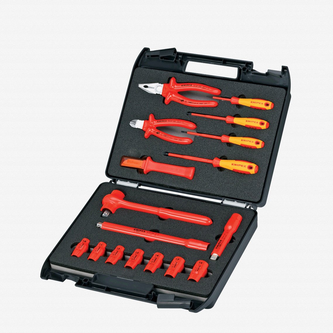 Knipex 17 Piece Insulated Compact Tool Set - 989911 - KC Tool