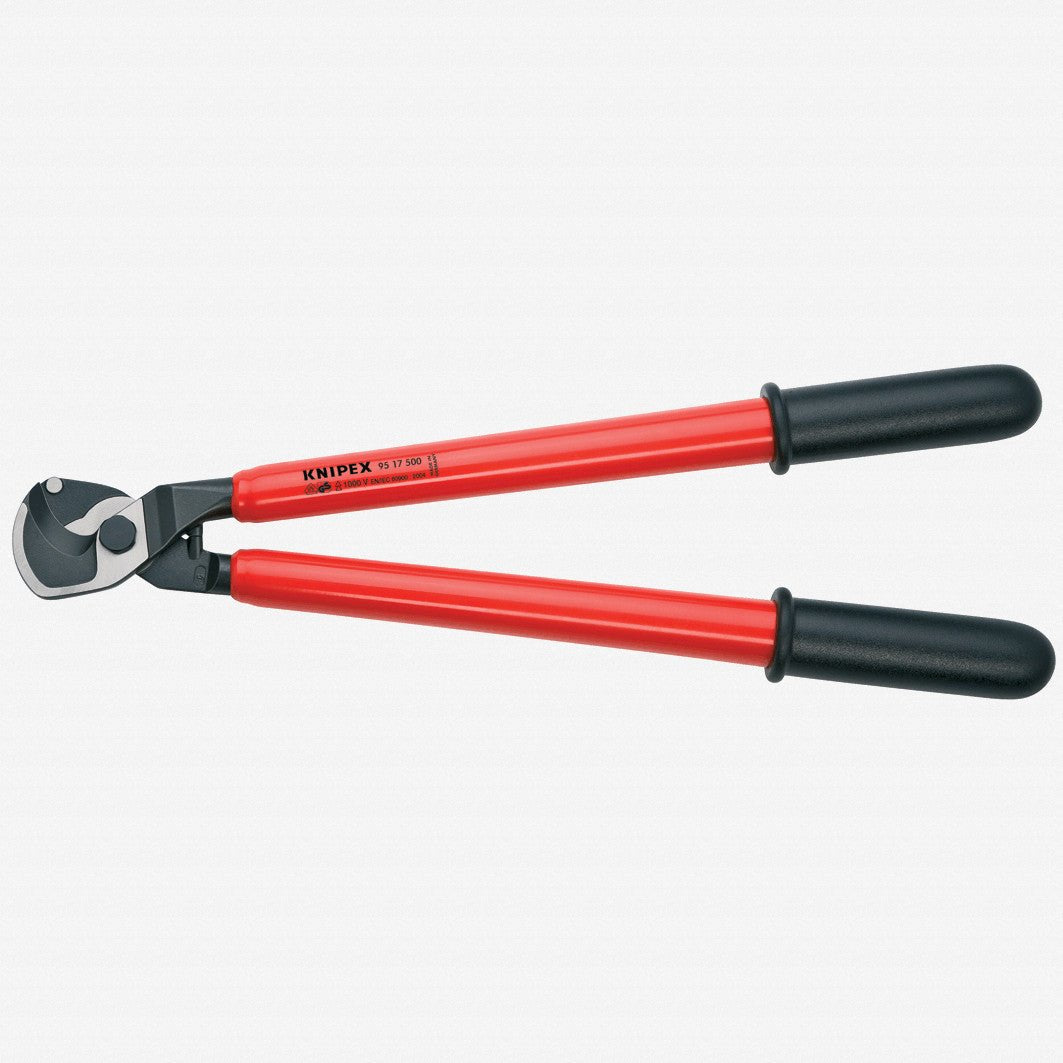 Knipex 19.7" Cable Shears - Plastic Insulated - 9517500 - KC Tool