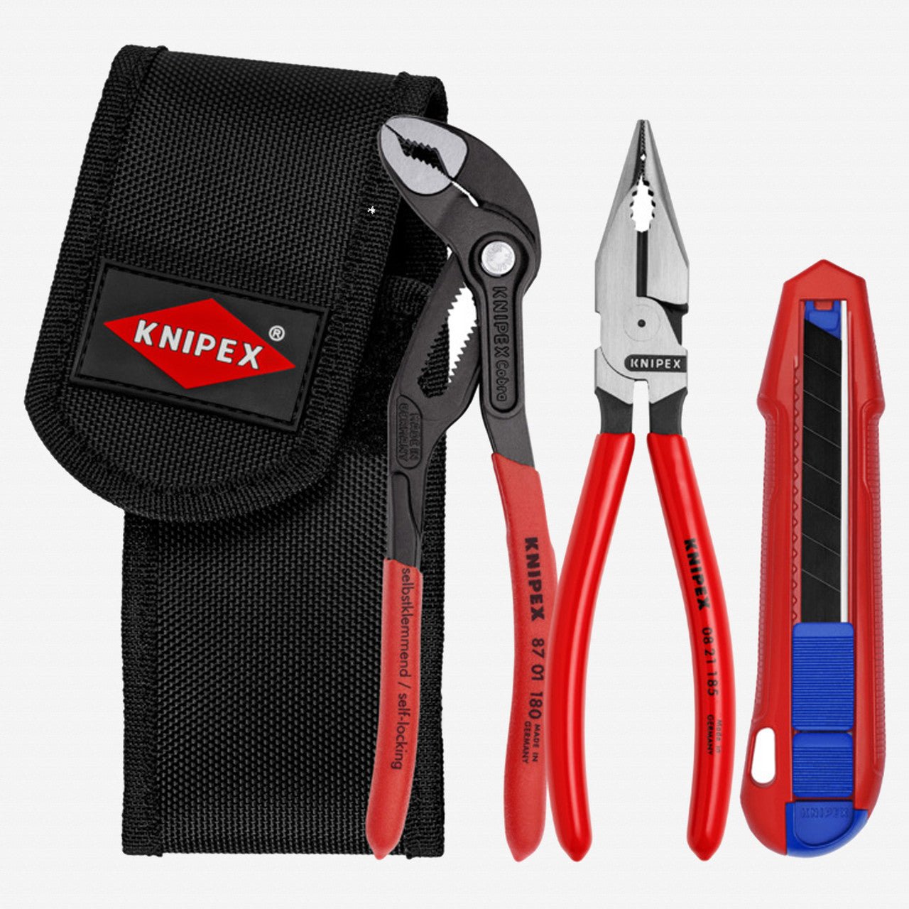 Knipex 2024 Holiday Gift Set with CutiX Snap Knife - 9K0080169US - KC Tool