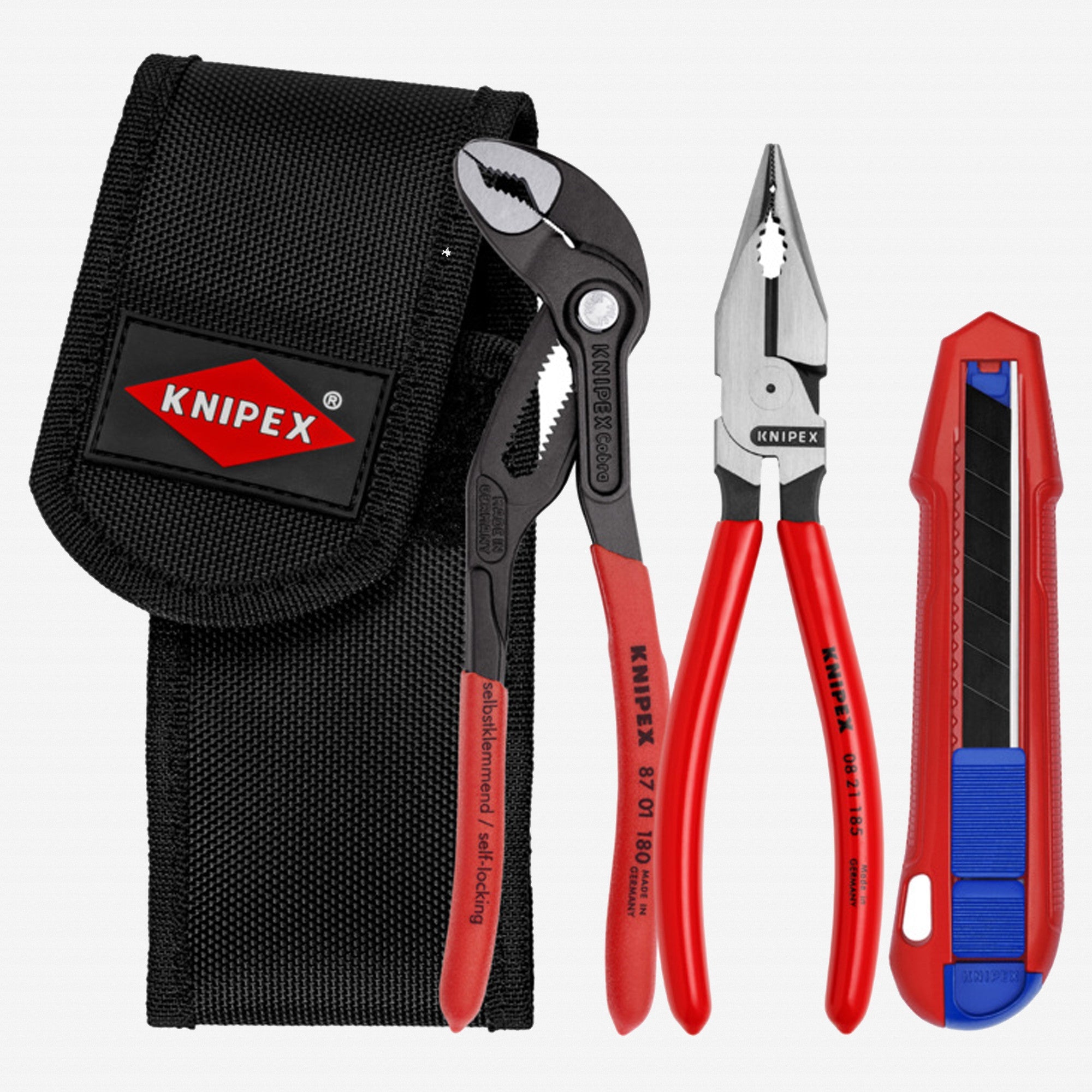 Knipex 2024 Holiday Gift Set with CutiX Snap Knife - 9K0080169US - KC Tool