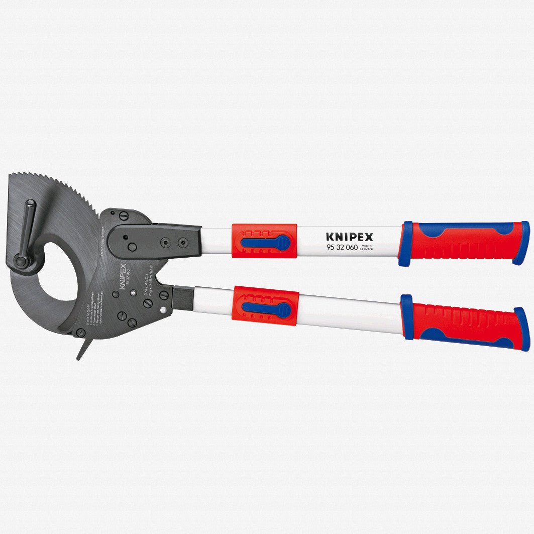 Knipex 26.8" Cable Shears (ratchet action) with telescopic handles - 9532100 - KC Tool