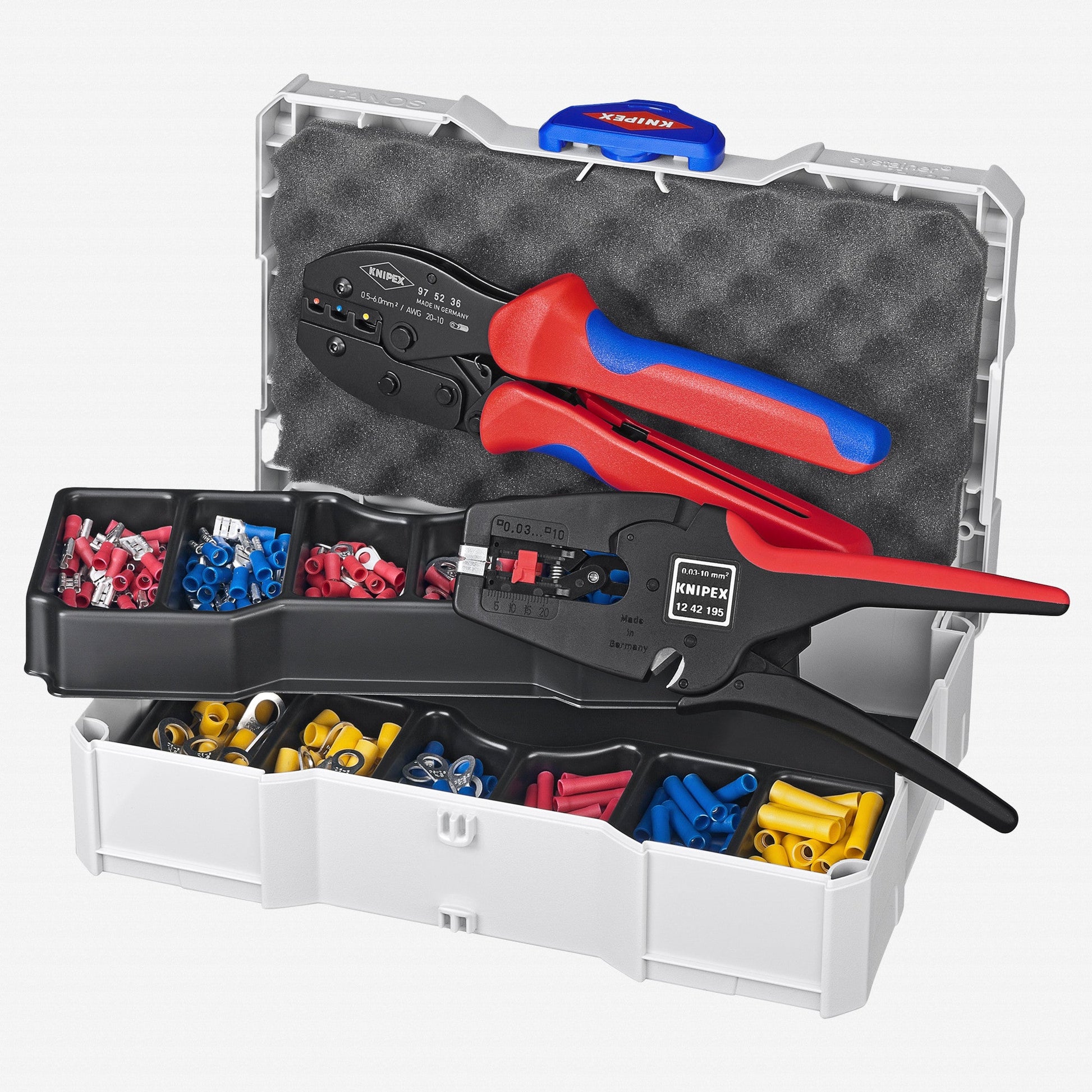 Knipex 288 Piece PreciForce and Self-Adapting Crimp Assortment Set - 979022 - KC Tool
