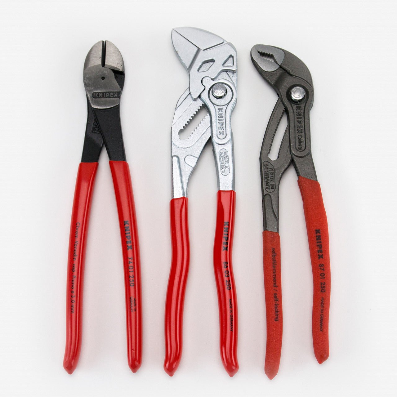 Knipex 3 Piece 10" Pliers Set - 9K0080117US - KC Tool