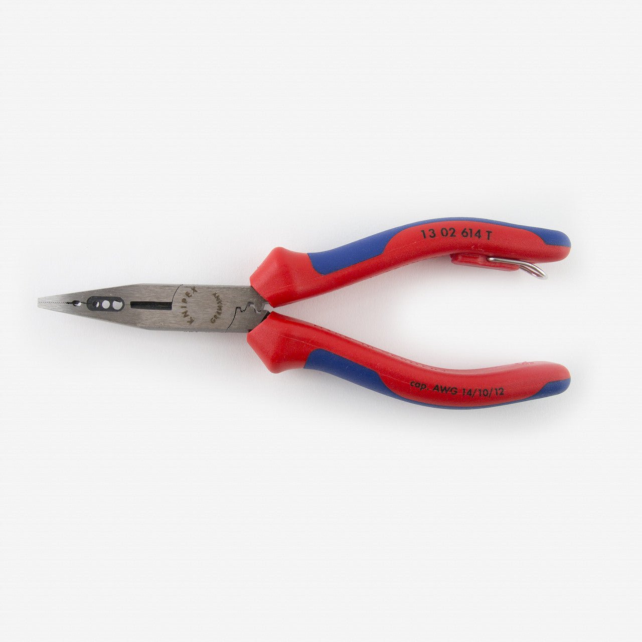 Knipex 4 in 1 Electricians Pliers - AWG 10,12,14 - MultiGrip Tethered Attachment - 1302614T - KC Tool