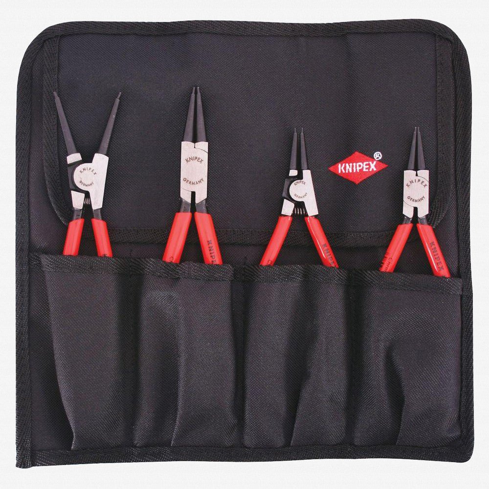 Knipex 4 Piece Circlip Pliers Set in Pouch - 9K001951US - KC Tool
