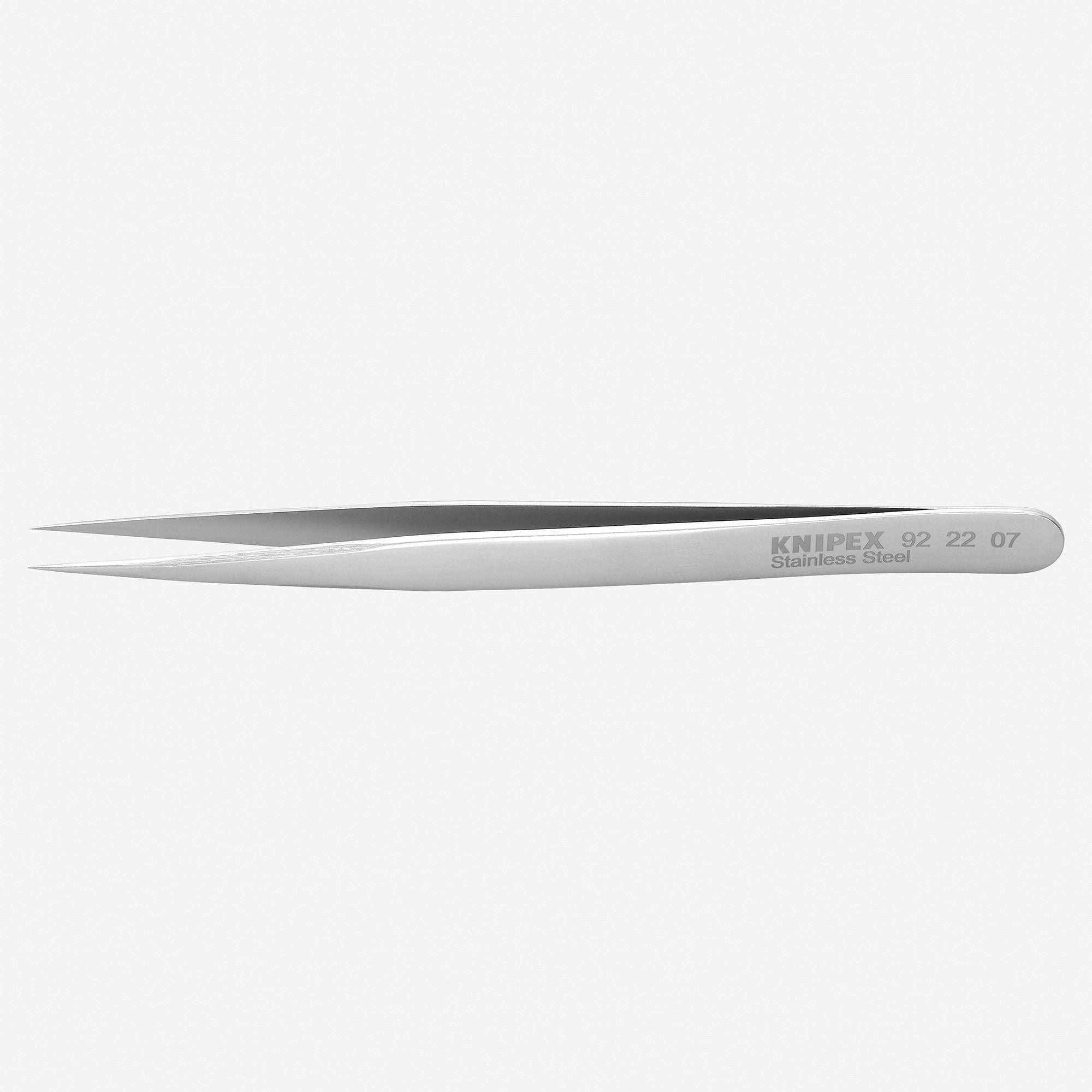 Knipex 4.5" Precision Tweezers Anti-Magnetic Acid-Proof - 922207 - KC Tool