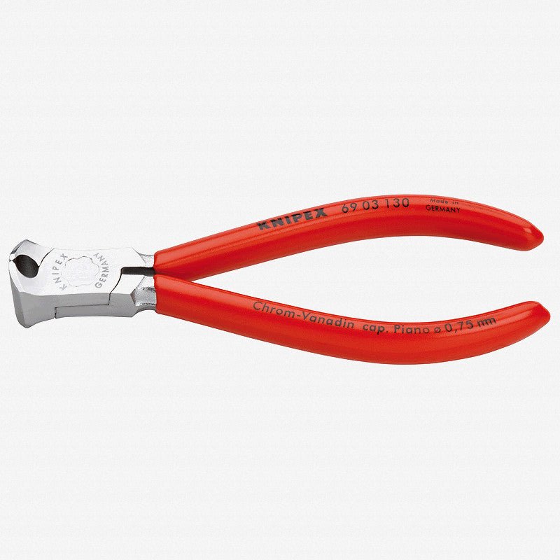 Knipex 5 1/4" End Cutting Nippers - Plastic Grip - 6903130 - KC Tool