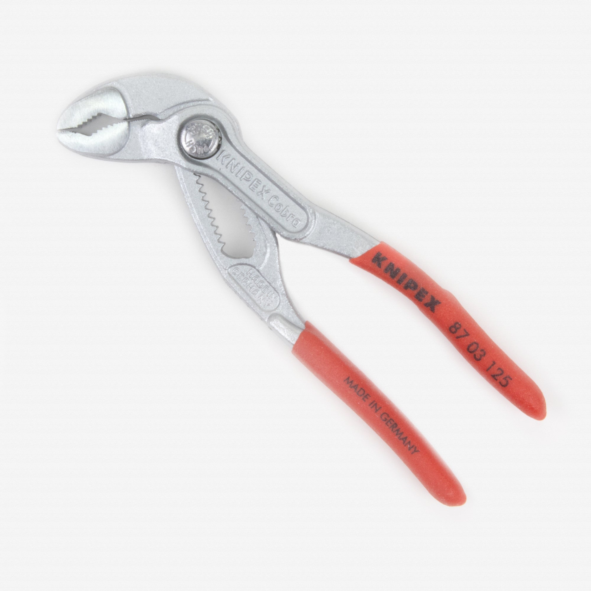 Knipex 5" Cobra Pliers - Chrome w/ Plastic Grip - 8703125 - KC Tool