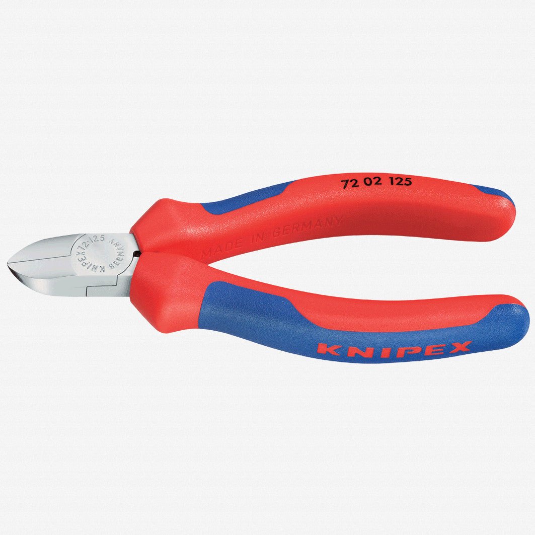 Knipex 5" Diagonal Cutters for plastics - MultiGrip - 7202125 - KC Tool