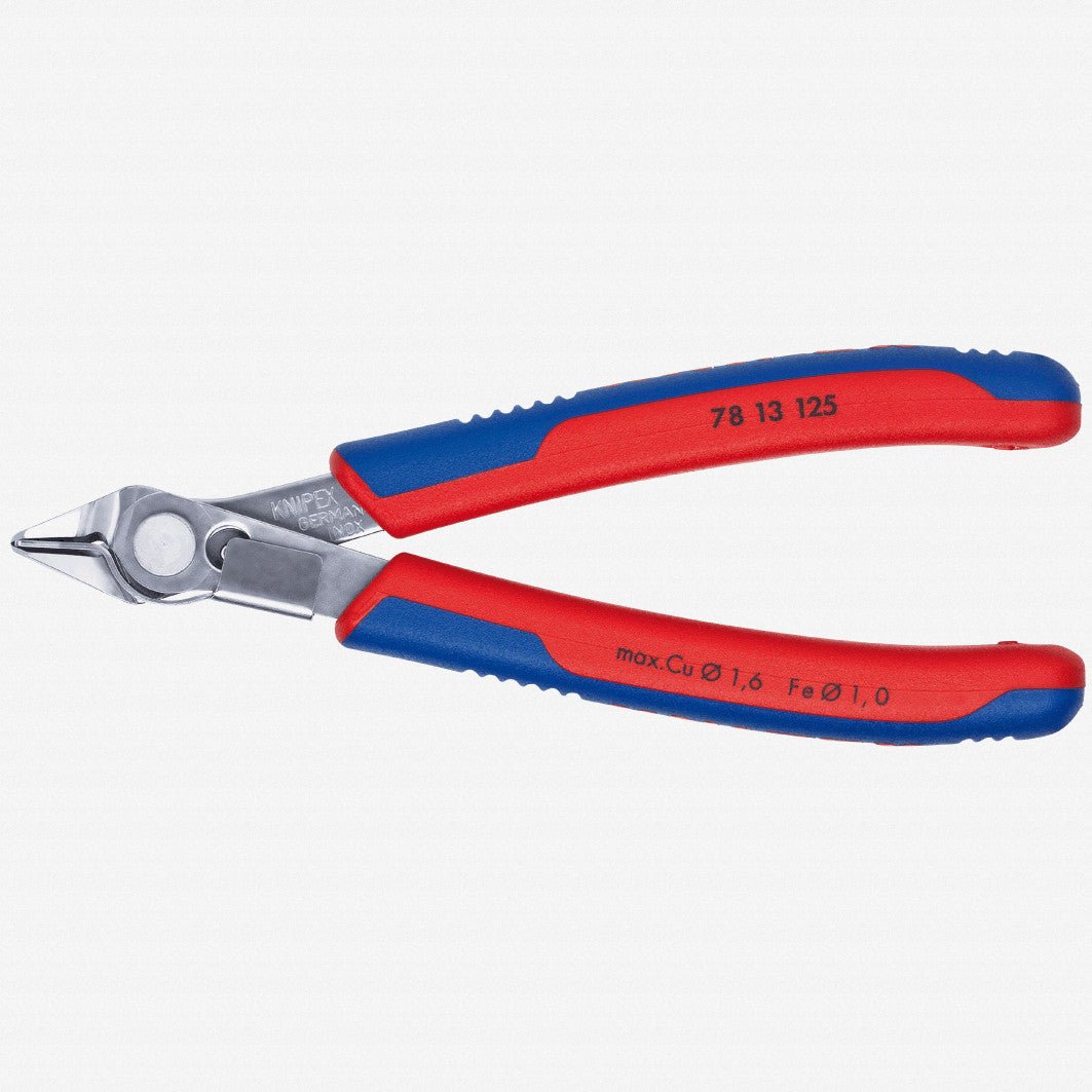 Knipex 5" Electronic Super Knips w/ Lead Catcher - MultiGrip - 7813125 - KC Tool