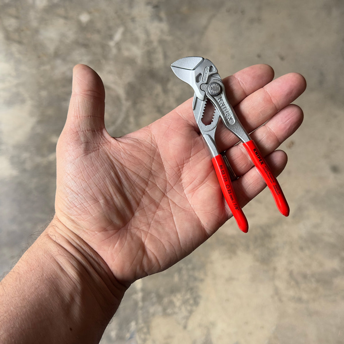 Knipex 5" Pliers Wrench - Plastic Grip - 8603125 - KC Tool