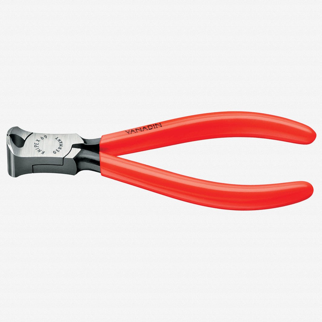 Knipex 5.1" End Cutting Nippers for mechanics - Plastic Grip - 6901130 - KC Tool