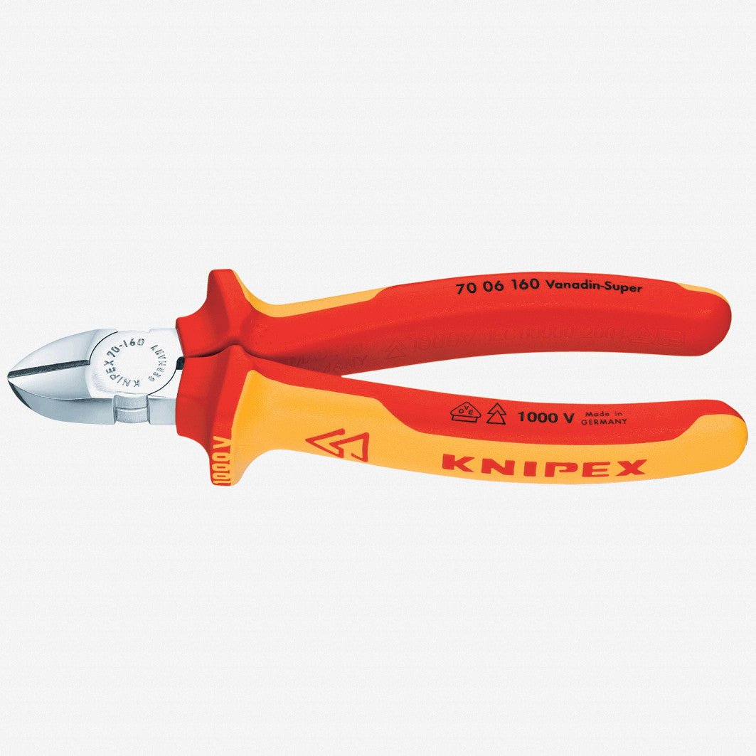 Knipex 5.5" Diagonal Cutters - Insulated - 7006140 - KC Tool