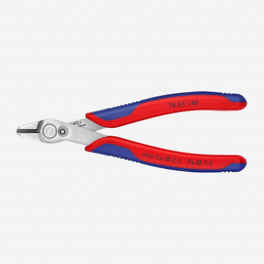 Knipex 5.5" Electronic Super Knips XL - MultiGrip, Polished - 7803140 - KC Tool