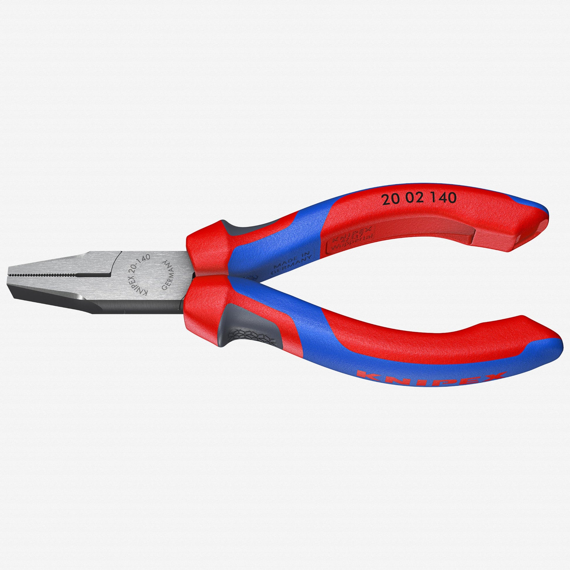 Knipex 5.5" Flat Nose Pliers - MultiGrip - 2002140 - KC Tool
