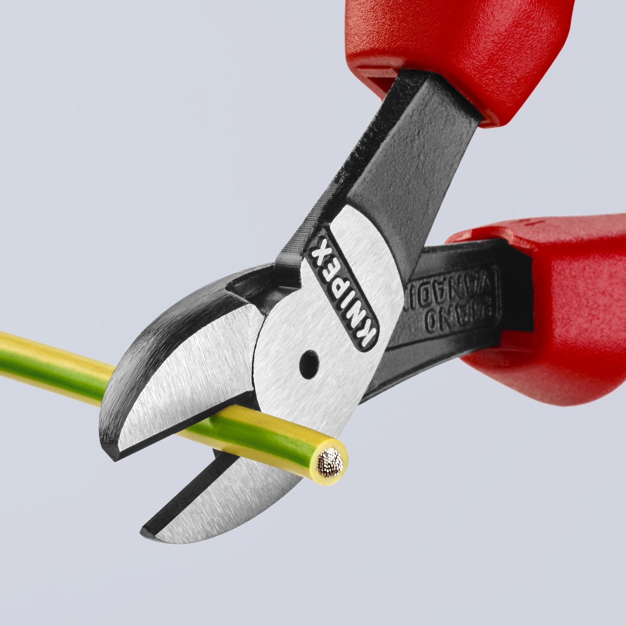 Knipex 5.5" High Leverage Diagonal Cutters - MultiGrip - 7402140 - KC Tool