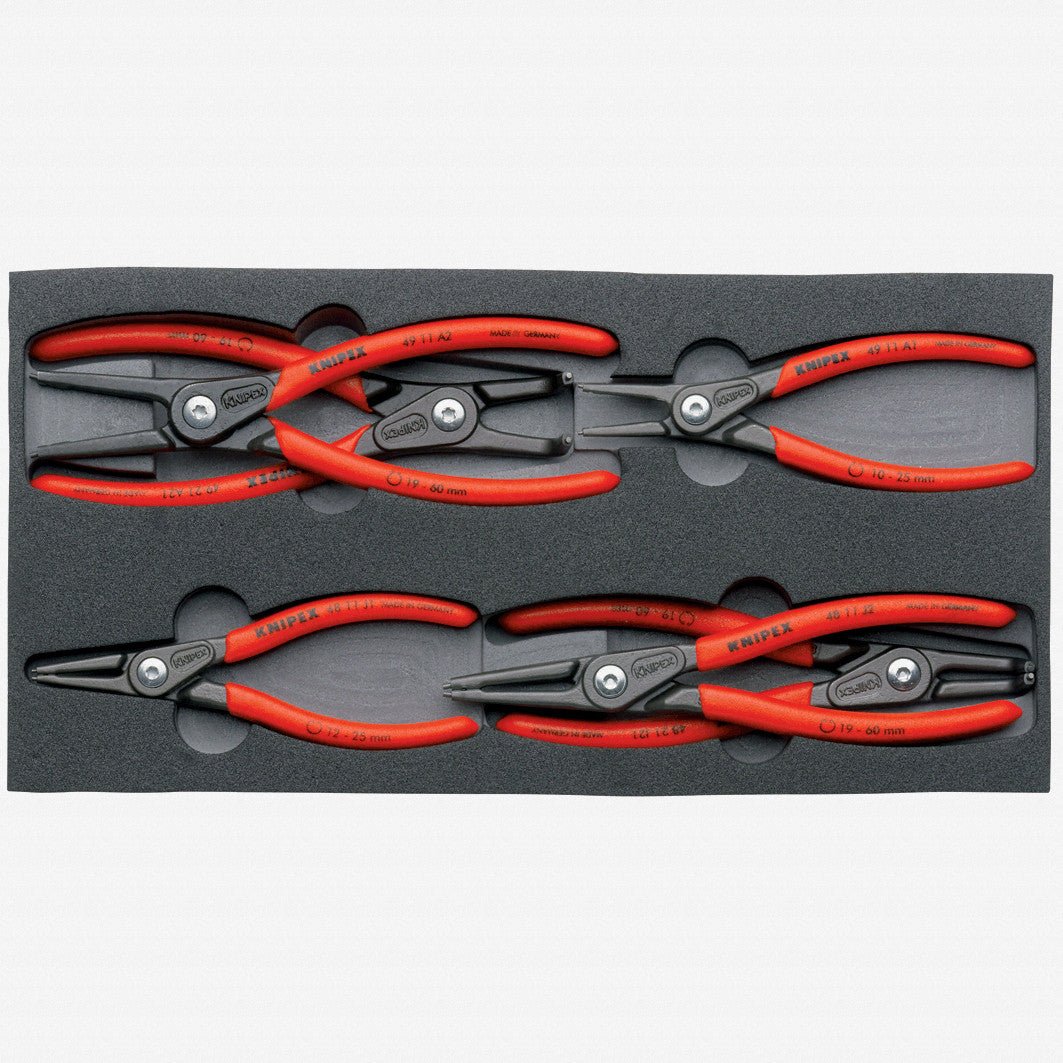 Knipex 6 Piece Circlip Pliers Set - K002001V02 - KC Tool