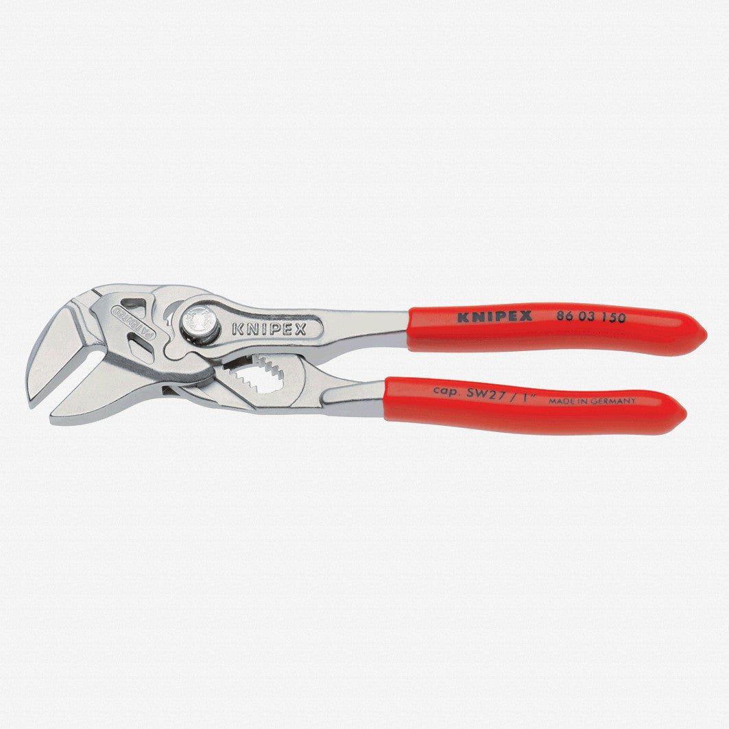 Knipex 6" Pliers Wrench - Plastic Grip - 8603150 - KC Tool