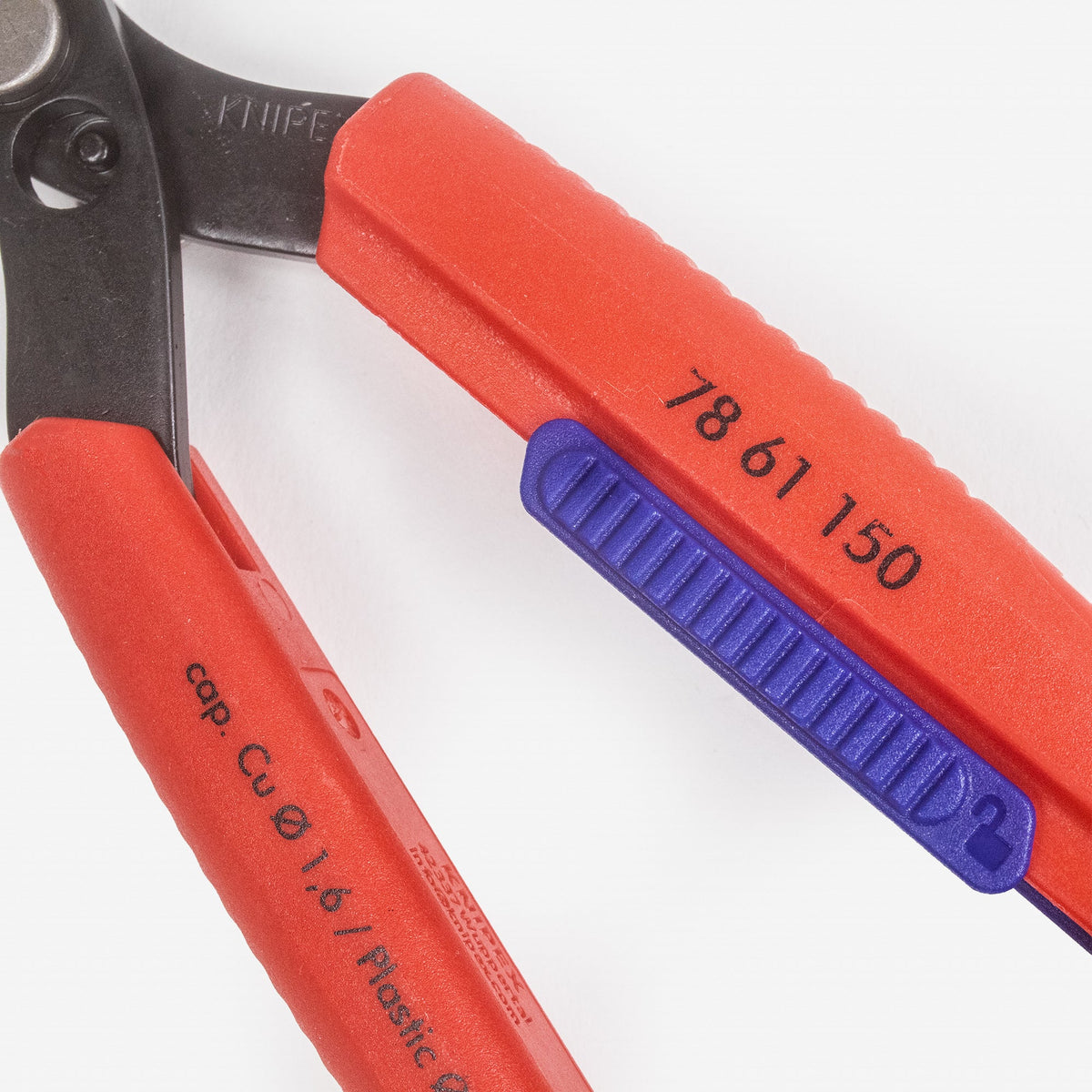 Knipex 6" Slim Knips Precision Cutting Pliers with Belt Holder - Lacquered Steel - 7861150V01 - KC Tool