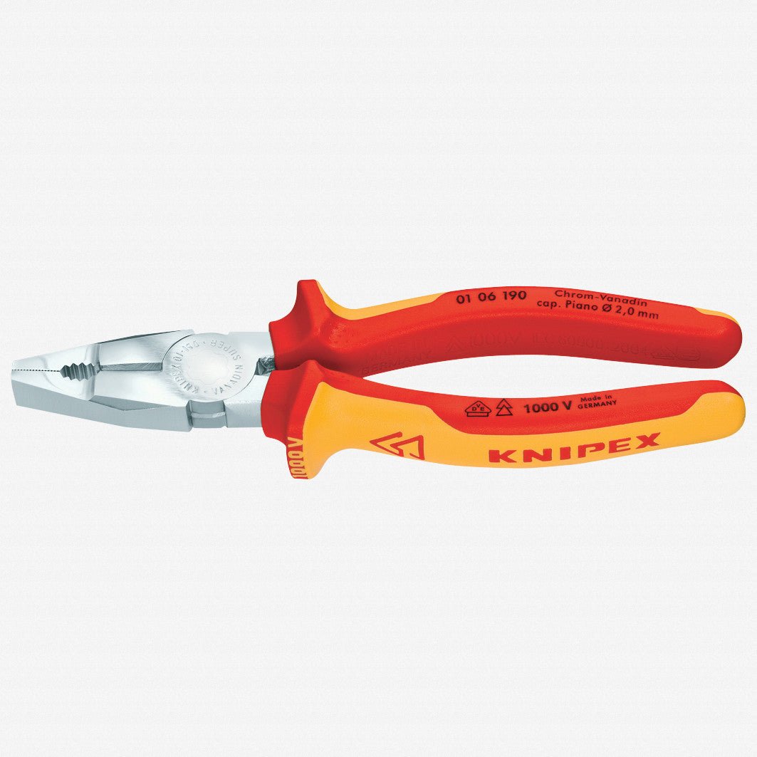 Knipex 6.25" Combination Pliers - Insulated - K0106160 - KC Tool