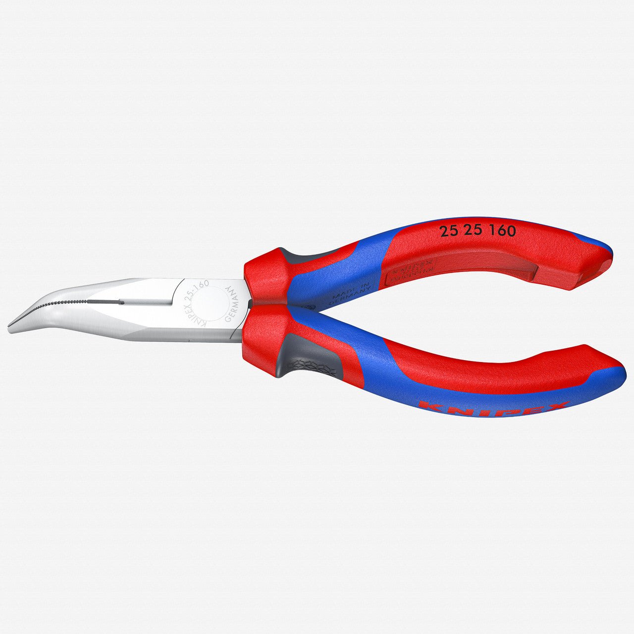 Knipex 6.3" Chain Nose Side Cutting Pliers (Radio Pliers), Chrome - MultiGrip - 2525160 - KC Tool