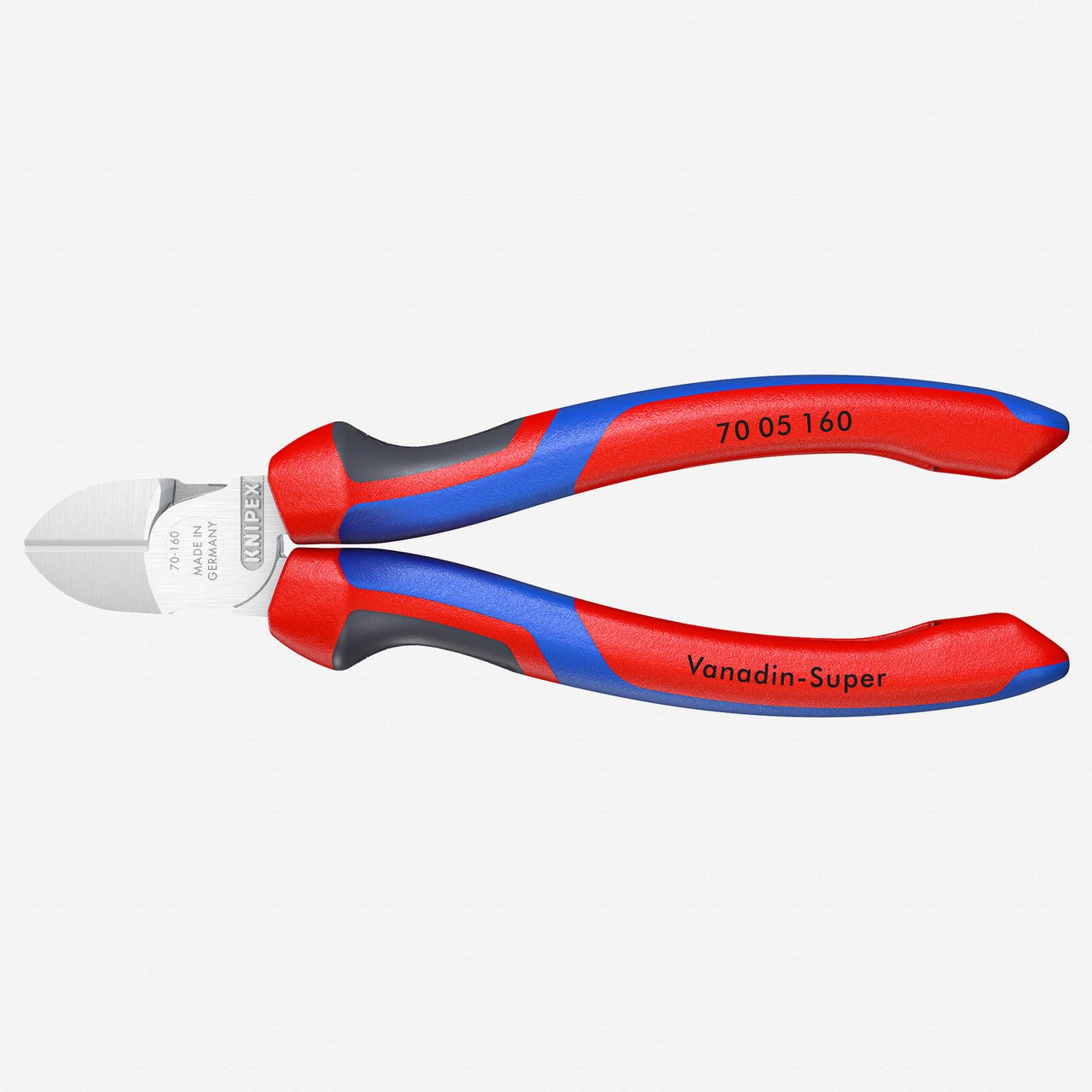 Knipex 6.3" Diagonal Cutters - Chrome w/ MultiGrip - 7005160 - KC Tool