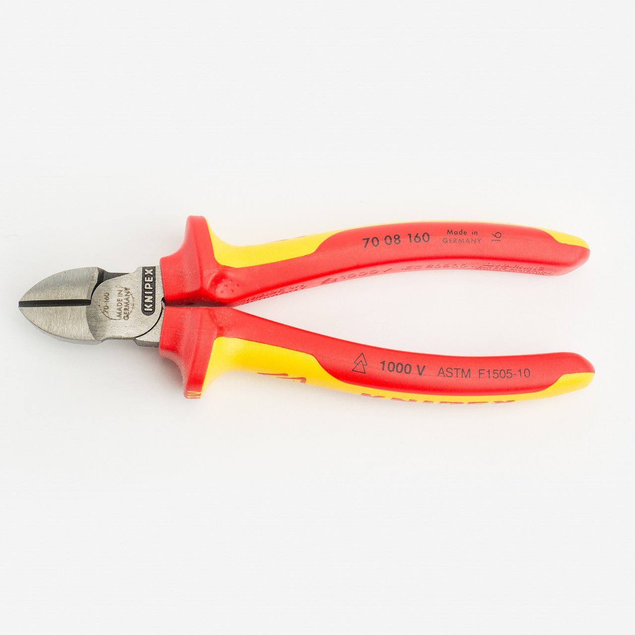 Knipex 6.3" Diagonal Cutters - Insulated - 7008160 - KC Tool