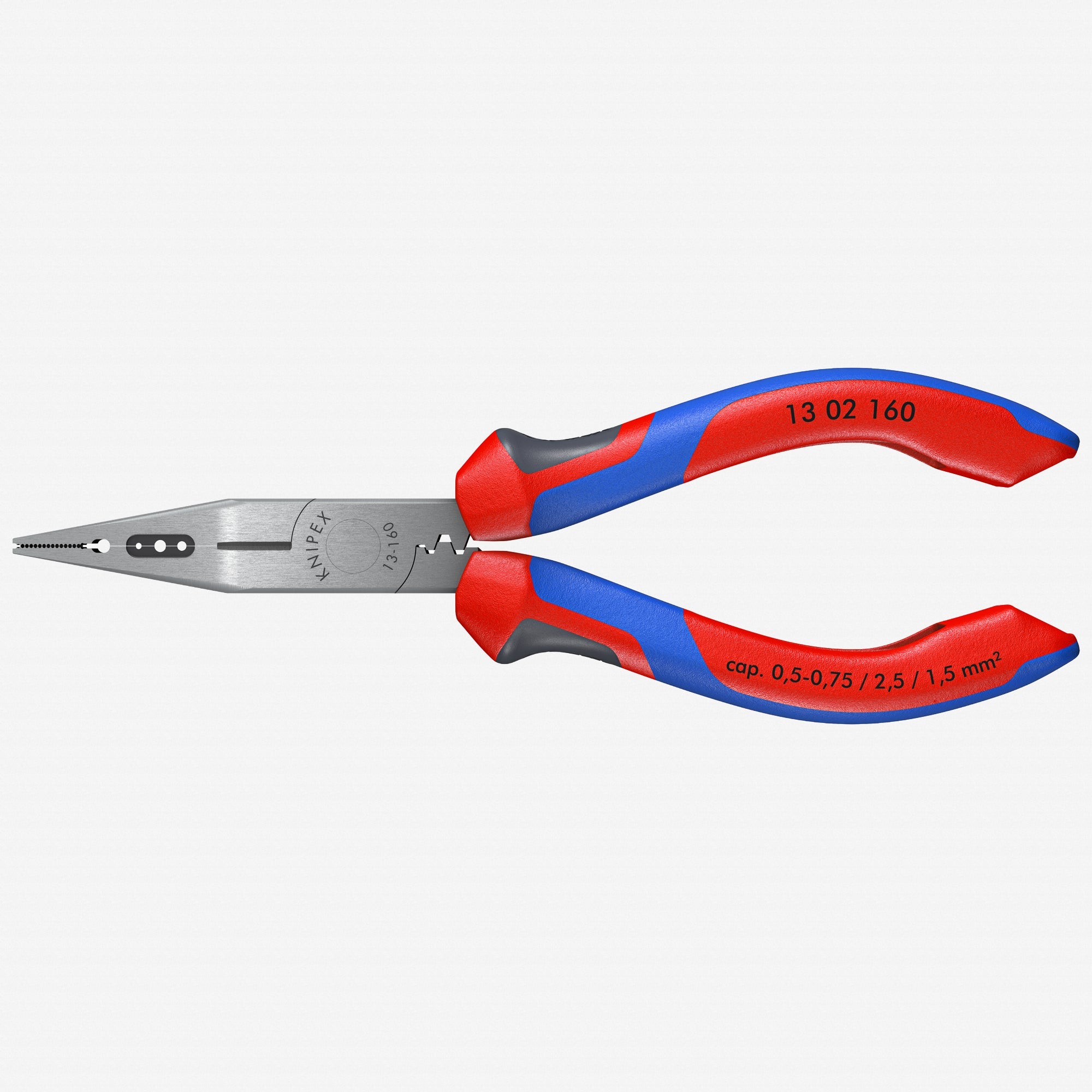 Knipex 6.3" Electrician's Pliers (Metric Wire) - MultiGrip - 1302160 - KC Tool