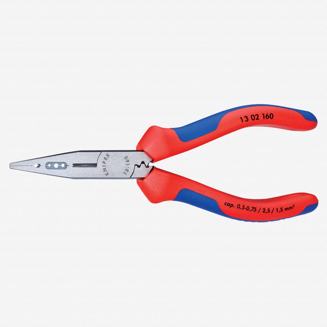 Knipex 6.3" Electrician's Pliers (Metric Wire) - MultiGrip - 1302160 - KC Tool