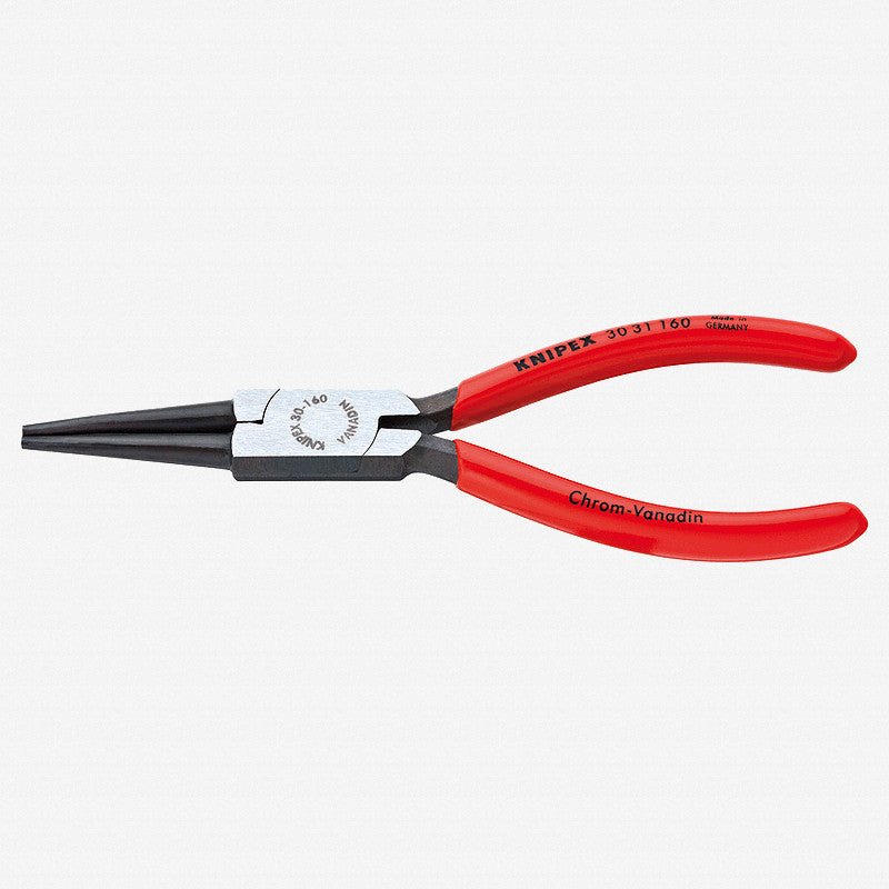 Knipex 6.3" Long Nose Pliers (round jaws) - Plastic Grip - 3031160 - KC Tool