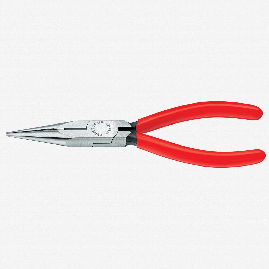 Knipex 6.3" Snipe Nose Side Cutting Pliers (Radio Pliers) - Plastic Grip - 2501160 - KC Tool