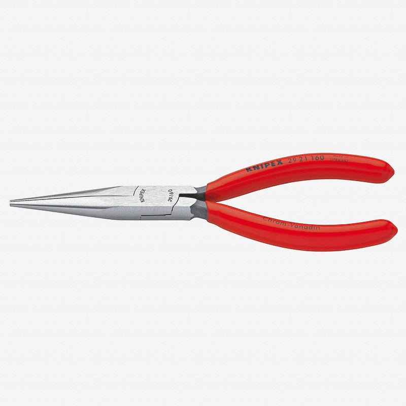 Knipex 6.3" Telephone Pliers (half-round jaws) - Plastic Grip - 2921160 - KC Tool