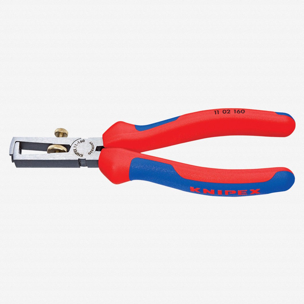 Knipex 6.3" Wire Insulation Strippers - MultiGrip - 1102160 - KC Tool