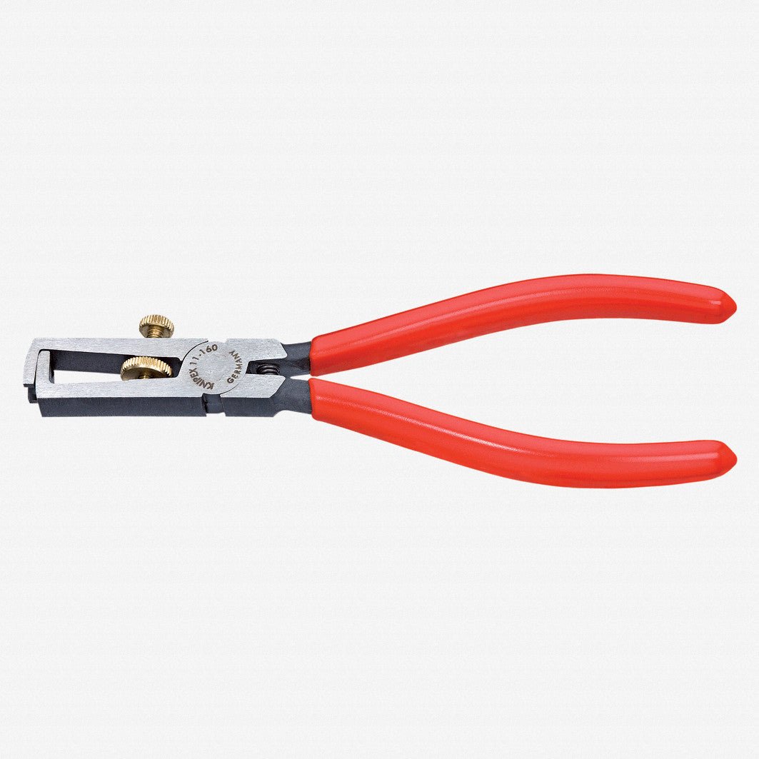 Knipex 6.3" Wire Insulation Strippers - Plastic Grip - 1101160 - KC Tool