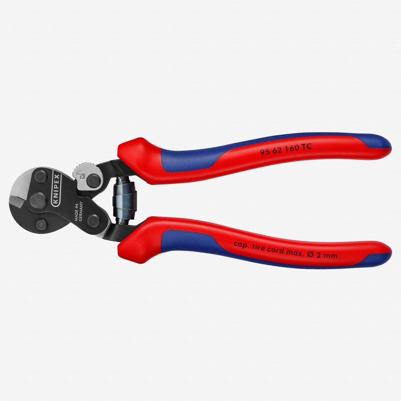 Knipex 6.3" Wire Rope Cutters for Tire Cord - Multigrip - 9562160TC - KC Tool