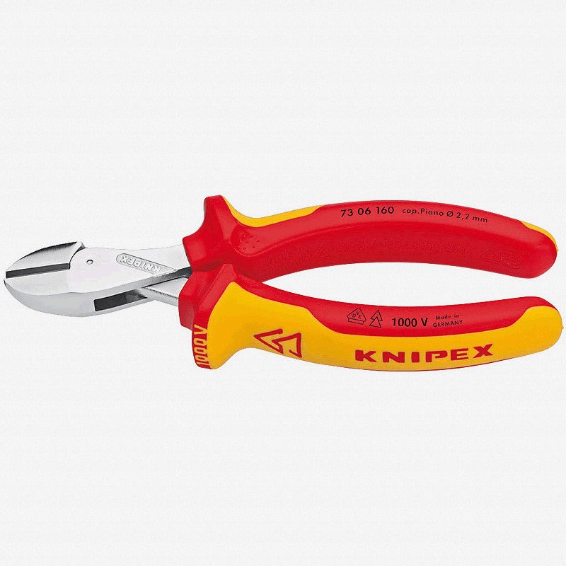 Knipex 6.3" X-Cut Diagonal Cutter - Insulated - 7306160 - KC Tool