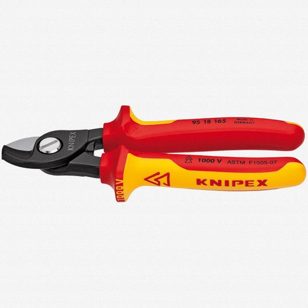 Knipex 6.5" Cable Shears - Insulated - 9518165 - KC Tool