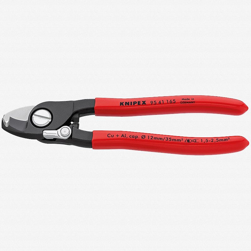 Knipex 6.5" Multifunctional Cable Shears with stripping function - Plastic Grip - 9541165 - KC Tool
