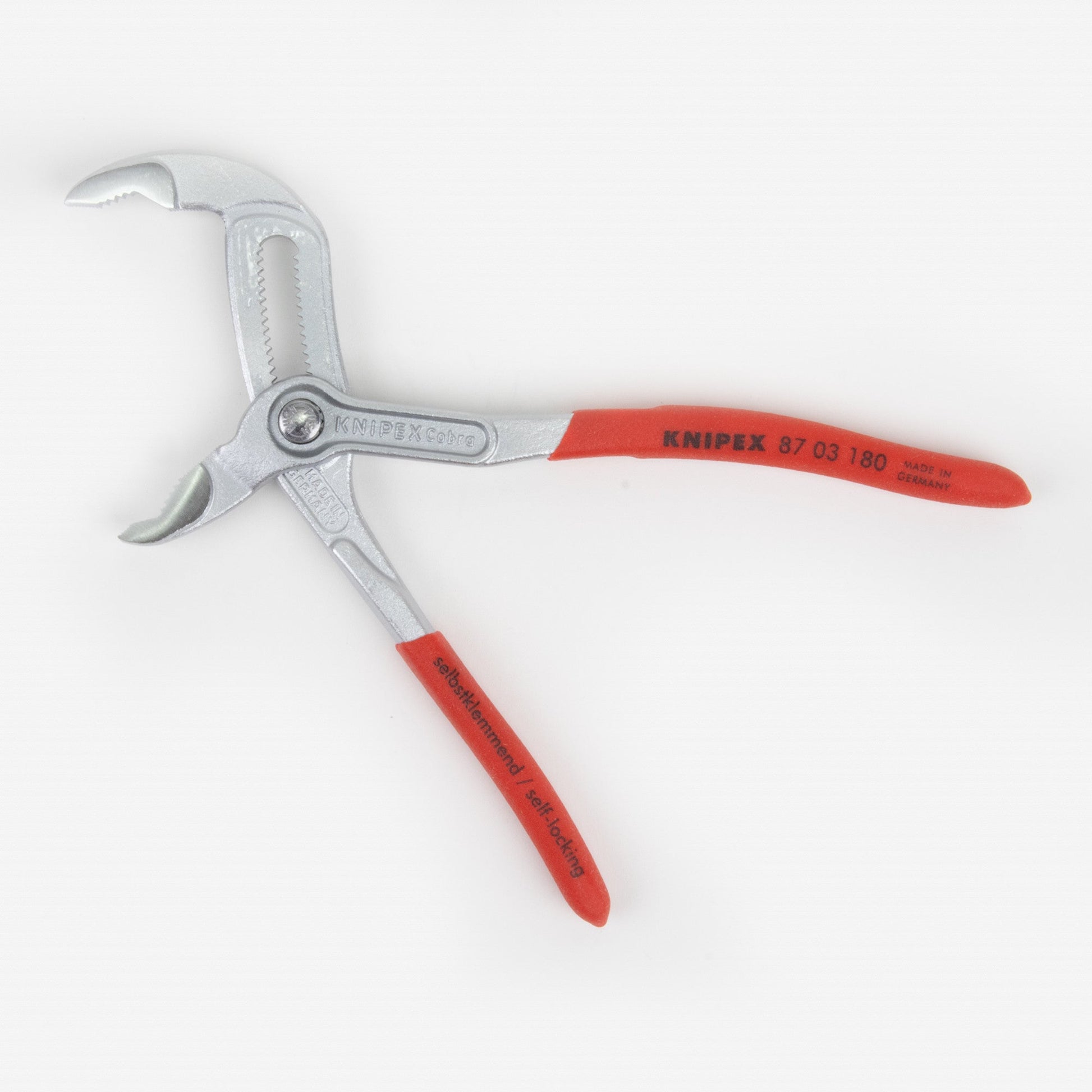 Knipex 7" Cobra Pliers - Chrome w/ Plastic Grip - 8703180 - KC Tool