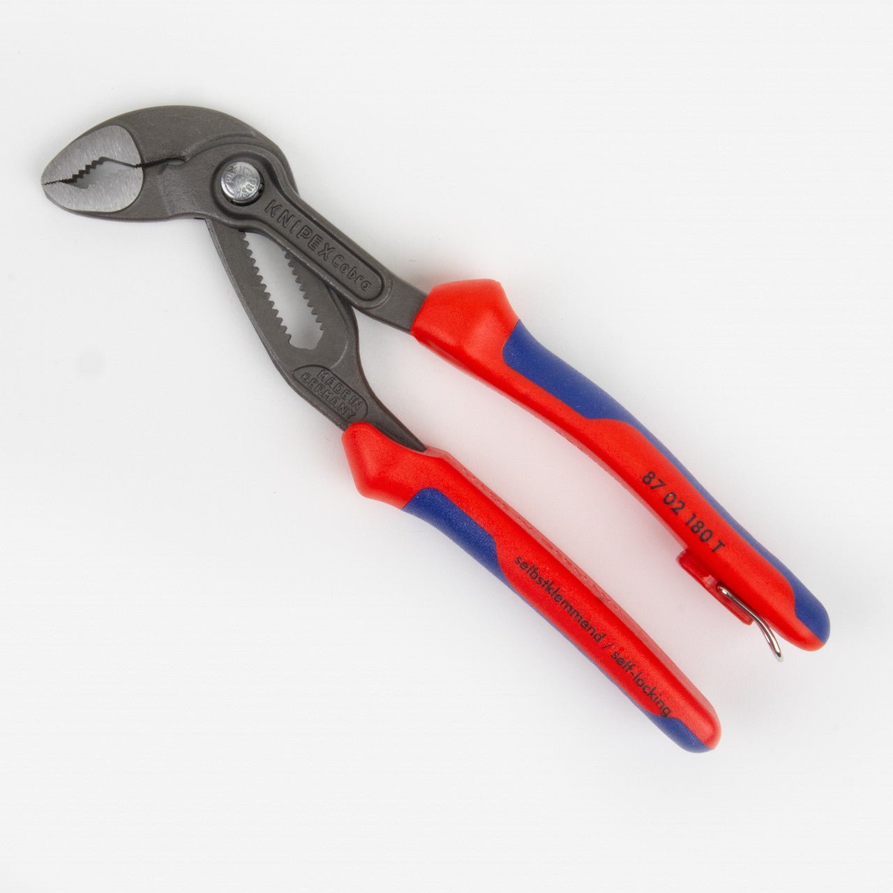 Knipex 7" Cobra Pliers - MultiGrip Tethered Attachment - 8702180T - KC Tool