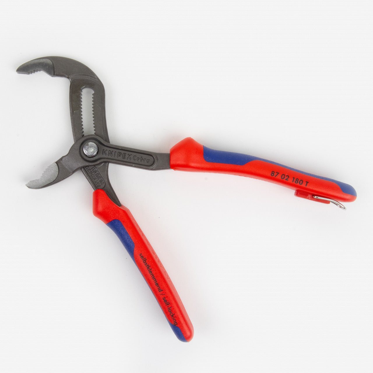 Knipex 7" Cobra Pliers - MultiGrip Tethered Attachment - 8702180T - KC Tool