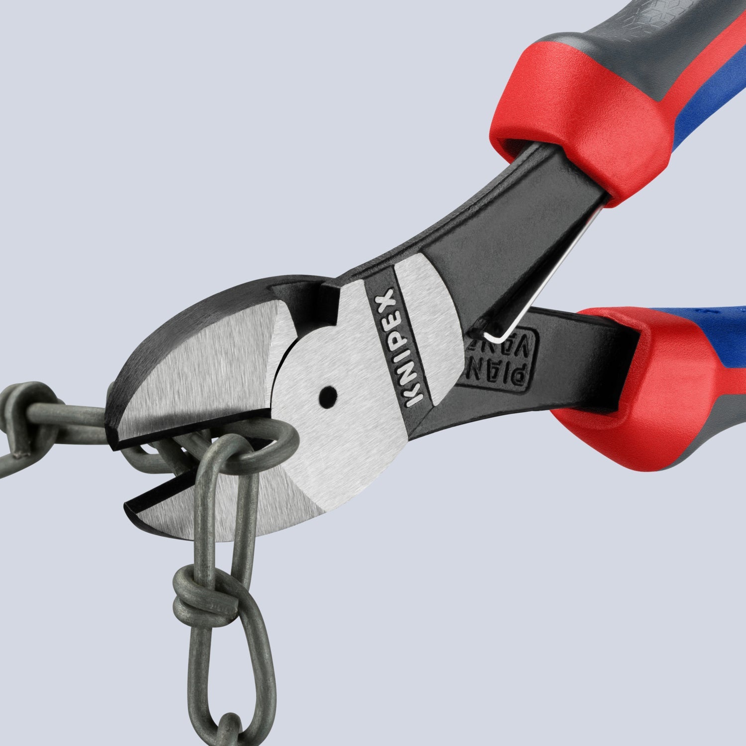 Knipex 7" High Leverage Diagonal Cutters w/ Spring - MultiGrip - 7412180 - KC Tool