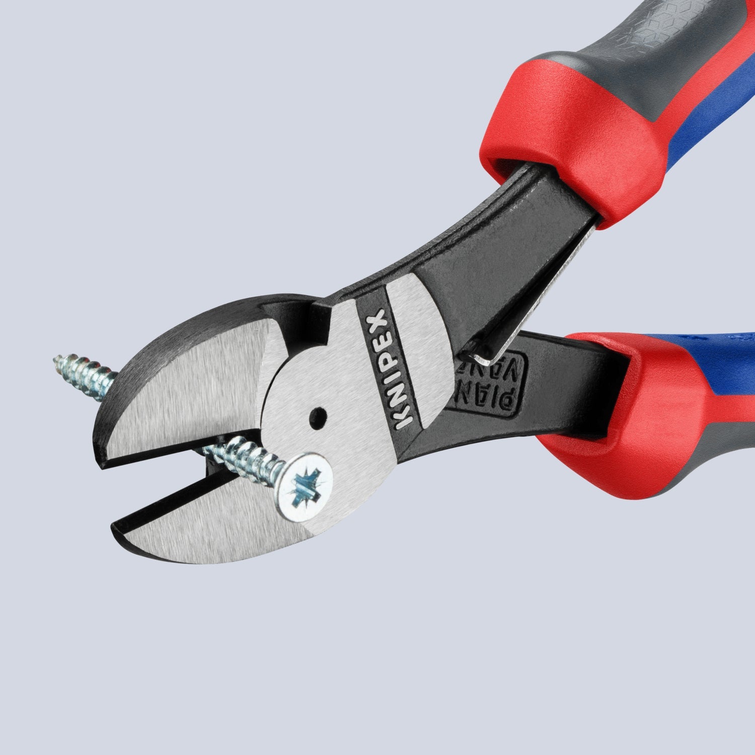 Knipex 7" High Leverage Diagonal Cutters w/ Spring - MultiGrip - 7412180 - KC Tool