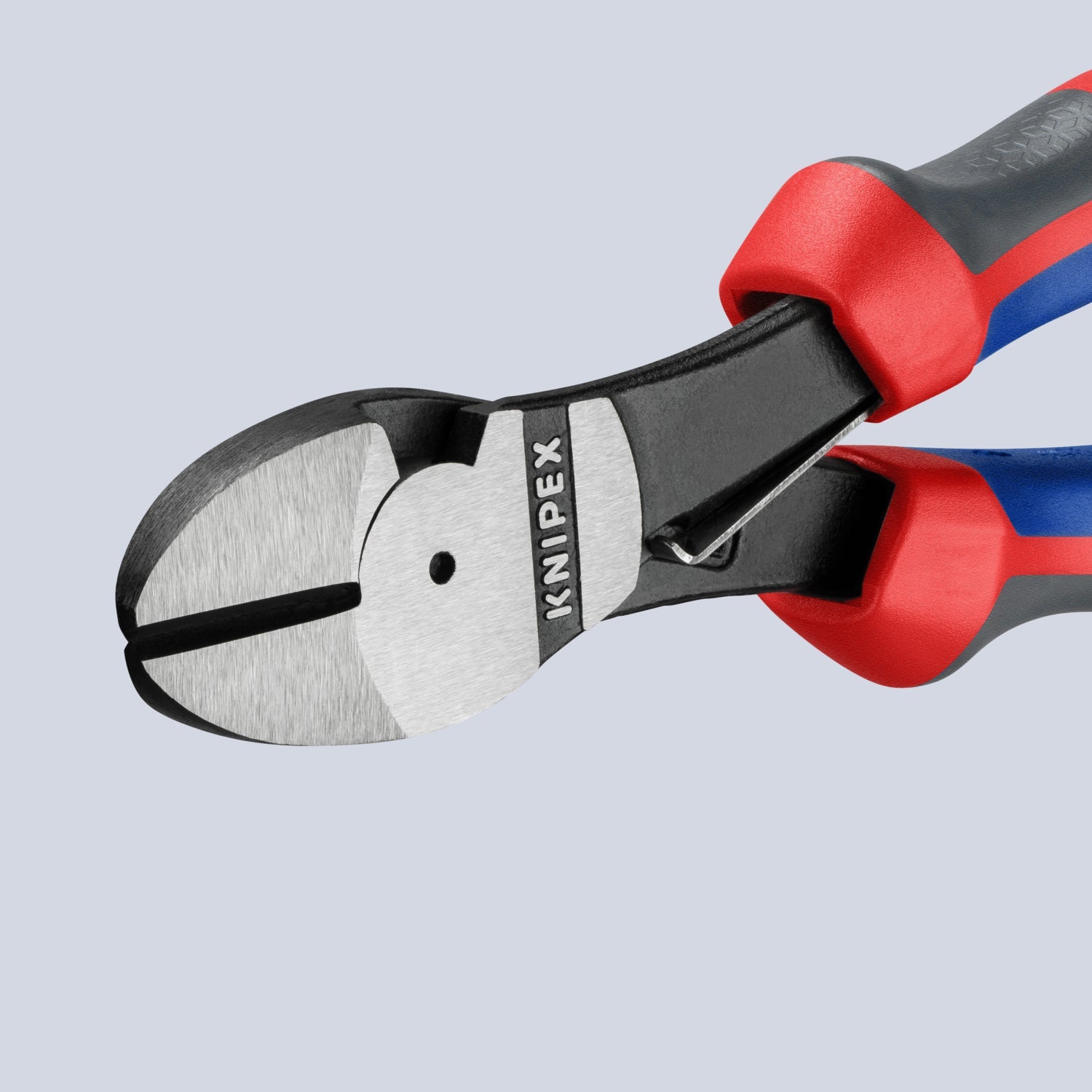 Knipex 7" High Leverage Diagonal Cutters w/ Spring - MultiGrip - 7412180 - KC Tool