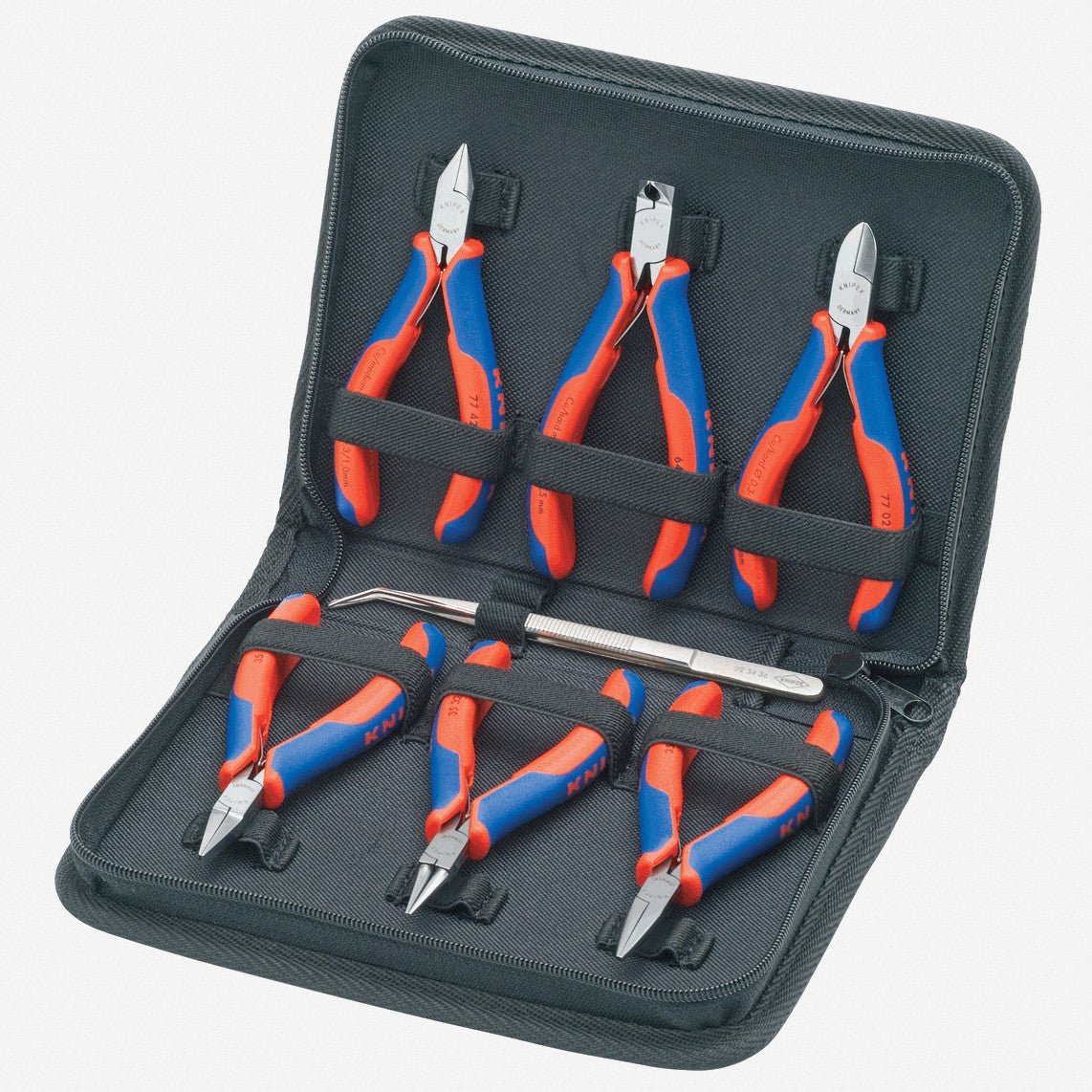 Knipex 7 Piece Electronic Pliers Set - K002016 - KC Tool