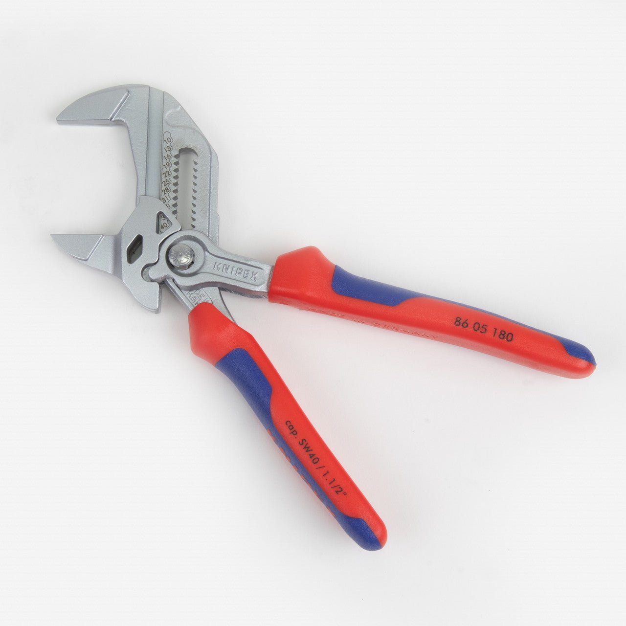 Knipex 7" Pliers Wrench - Chrome MultiGrip - 8605180 - KC Tool
