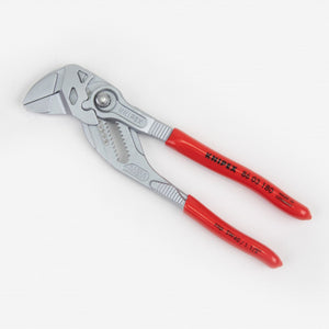 Knipex 7" Pliers Wrench - Chrome Plastic Grip